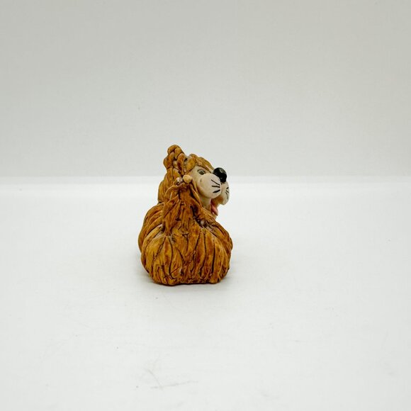 Vintage Peter Fagan Miniature Long Haired Dog Scotland Shaggy Sheepdog Dollhouse - Picture 5 of 7